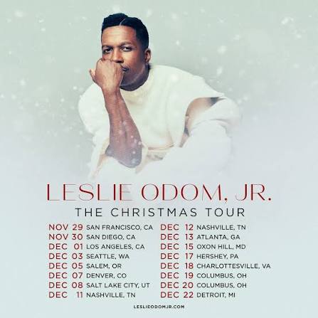 Leslie Odom Jr. concert tour poster 2026–2027